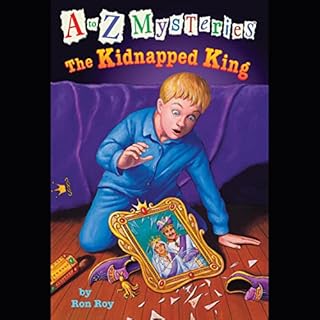 A to Z Mysteries: The Kidnapped King Audiolibro Por Ron Roy arte de portada