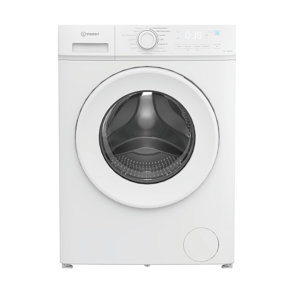 Lavatrice A Libera Installazione IMA 762 MY TIME IT Vapore, Carica Frontale, 1200 Giri, Cestello Spazioso da 7 Kg, Inverter, Rapida, Efficiente, Classe Energetica A