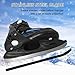 MammyGol Adjustable Ice Skating Shoes for Youth Kids, Boys and Girls, Blue Ice Skates Size X-Large Hockey Lace-Up Skate for Beginner