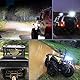 Nilight LED-Pods, 16,5 cm, 120 W, dreireihig, Flutlicht-Spot-Lichtleisten-Kombination, 12.000 lm, Frontscheinwerfer, Nebelscheinwerfer, Off-Road-Beleuchtung für LKW, Pickup, Golfwagen, Geländefahrzeug