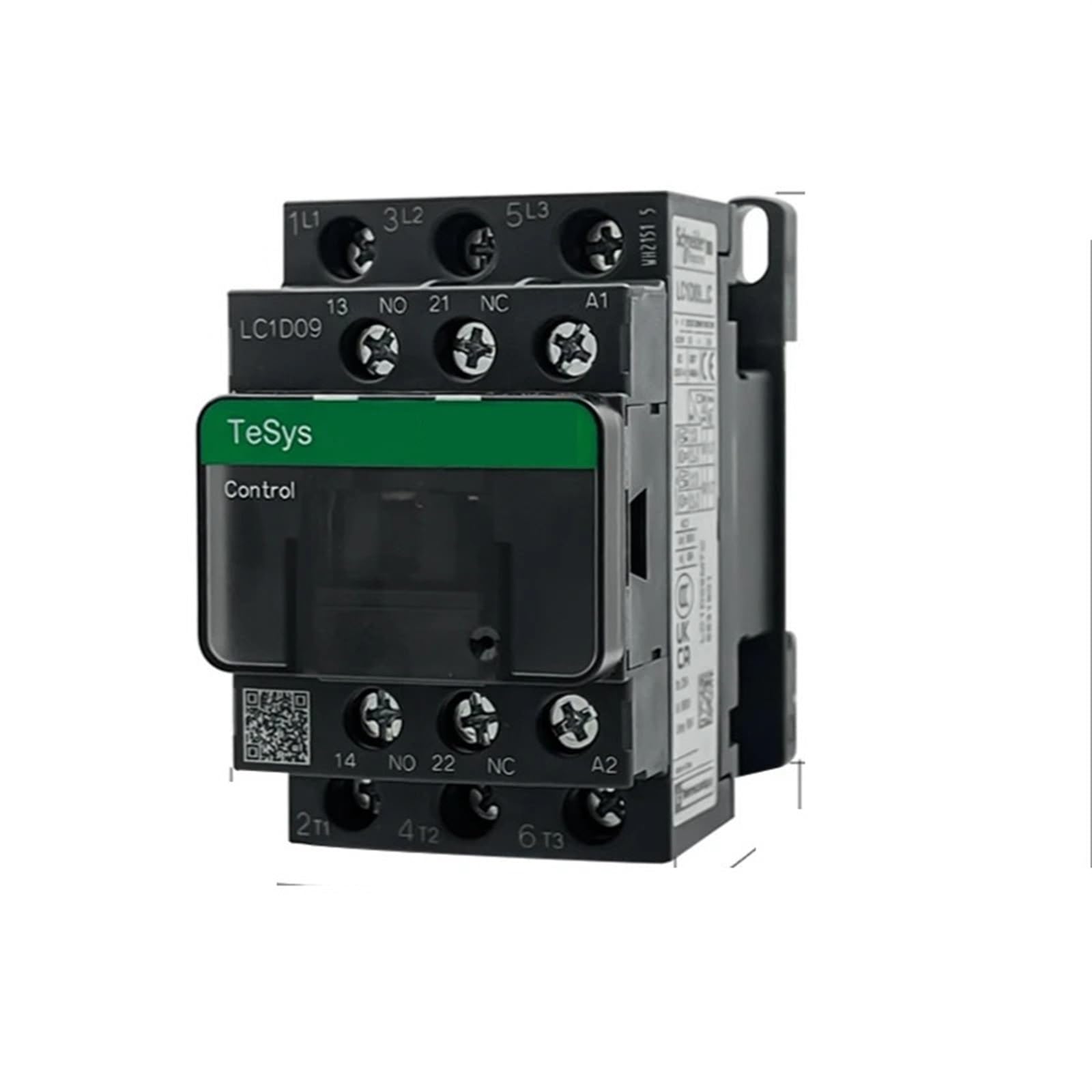Contacteur tripolaire CA noir LC1D18A B7C 24V pour circuit de commande 3P