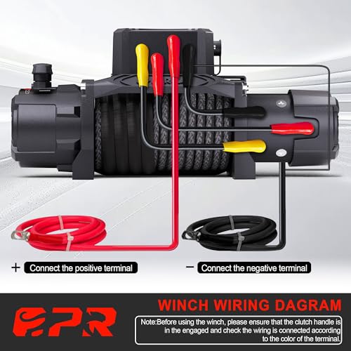 OPENROAD 10000 lb Synthetic Rope Winch with Dual Wireless Remotes - Panther Series 3S by OPENROAD - Image 6