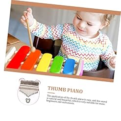 BIENKA 2 ensembles avec autocollants Bois Enfants Musique Forme Clés Main Pratique Mbira Doigt Rose Adultes et Acrylique… - Les Beatles, Paul McCartney, John Lennon, RIngo Starr, George Harrison BIENKA 2 ensembles avec autocollants Bois Enfants Musique Forme Clés Main Pratique Mbira Doigt Rose Adultes et Acrylique… – Image 3