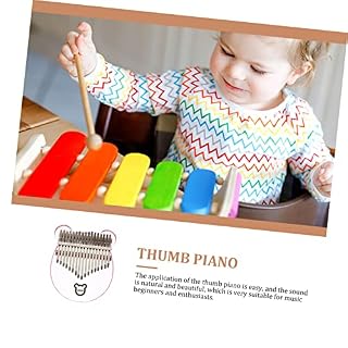 BIENKA 2 ensembles avec autocollants Bois Enfants Musique Forme Clés Main Pratique Mbira Doigt Rose Adultes et Acrylique… - Les Beatles, Paul McCartney, John Lennon, RIngo Starr, George Harrison BIENKA 2 ensembles avec autocollants Bois Enfants Musique Forme Clés Main Pratique Mbira Doigt Rose Adultes et Acrylique… – Image 3