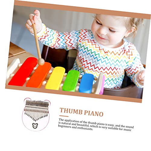 BIENKA 2 ensembles avec autocollants Bois Enfants Musique Forme Clés Main Pratique Mbira Doigt Rose Adultes et Acrylique… - Les Beatles, Paul McCartney, John Lennon, RIngo Starr, George Harrison BIENKA 2 ensembles avec autocollants Bois Enfants Musique Forme Clés Main Pratique Mbira Doigt Rose Adultes et Acrylique… – Image 4