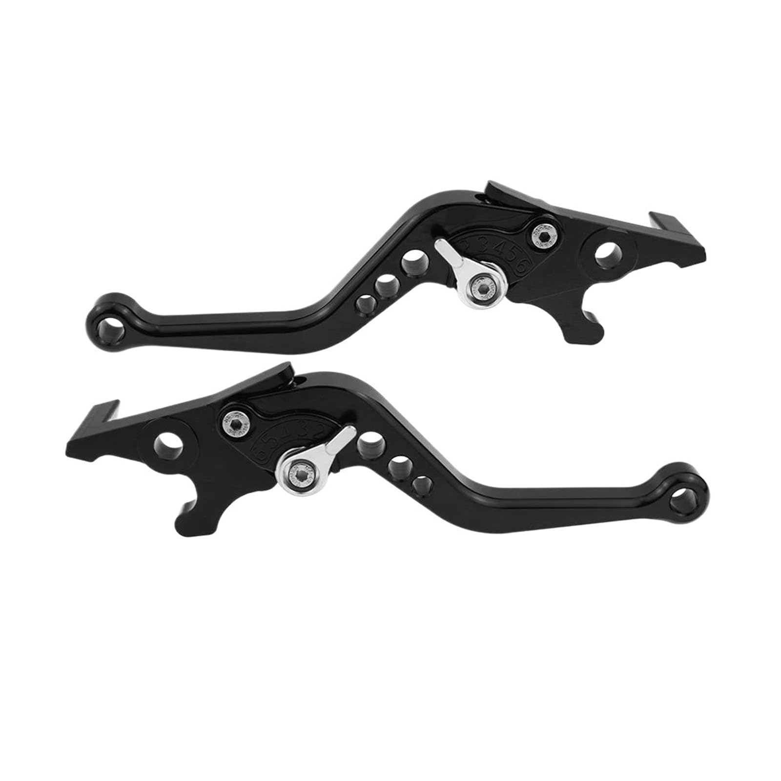 Usqbuzhhk A-Black With Silver Brake Clutch Lever Motorcycle Brake Clutch Levers Handle For Forza 750 350 300 250 125 X-Adv Adv350 Nss