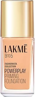 Lakme 9To5 Primer + Matte Perfect Cover Foundation, W120 Warm Crème, 25 ml*##*Warm Crème