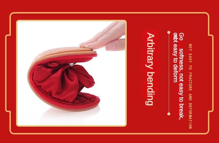 Loizziuy Bow Knot Slippers for Women: New Summer Stylish Red Silk Design for Weddings Anti-slip and Ideal for Home Use3