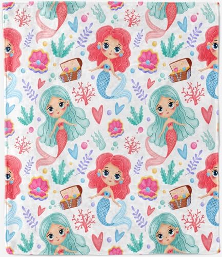 ANHOPE Colorful Rainbow Blanket Soft Lightweight Flannel Fleece Blanket for Bed Sofa Couch Boho Yoga Elephant Print Pattern All Season Decorative Throw Blanket for Baby Kids Toddler 100 x 130 cm
