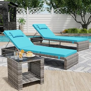 chaise lounge chair set