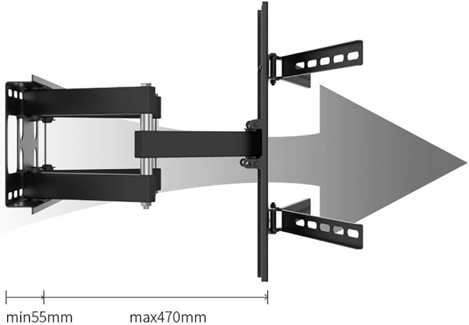 TV Stand Applicable LCD Screen TV Rack Telescopic Rotating TV 55 inch Curved Wall Bracket