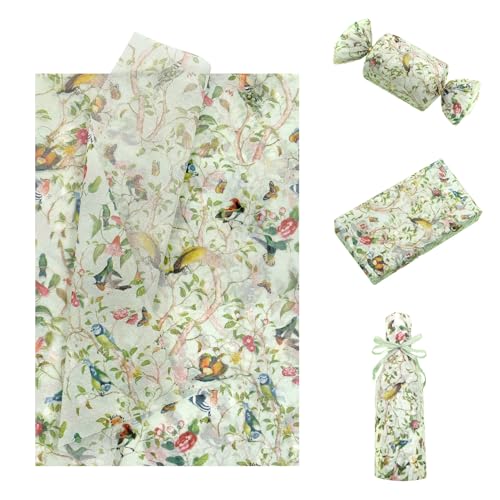 Papier de soie perroquet pour sublimer vos paquets cadeaux ordinaires en carton