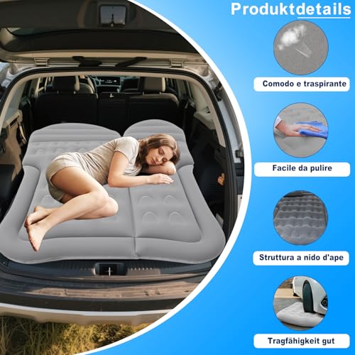 Matelas gonflable SUV avec pompe rapide lit d'invité intérieur extérieur