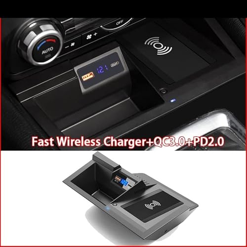 Uminino Caricabatterie Wireless Qi for Auto 15W