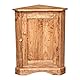 Biscottini Eckecke aus Massivholz, 92 x 50,5 x 50 cm, Holzschrank für Küche und Wohnzimmer, Küchenecke, hergestellt in Italien