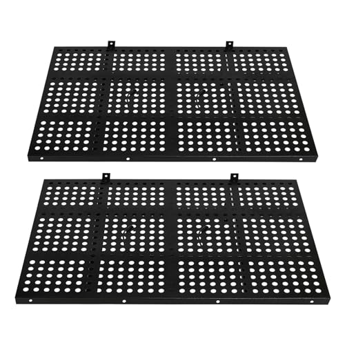 JUOPTGJ Garage Wall Shelf, Garage Storage Rack?Garage Shelving?Wall Mounted Floating Shelves 2-Pack 24 * 36 inch