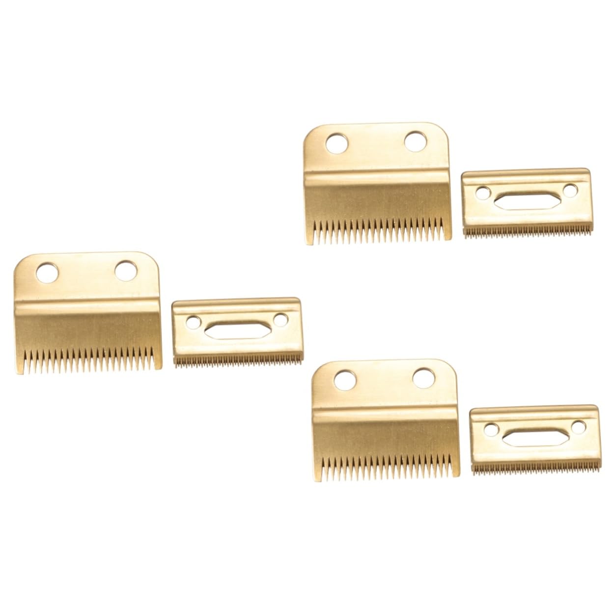 Tête de tondeuse machine d'épilation du corps FOMIYES lame rasoir golden 6 pièces