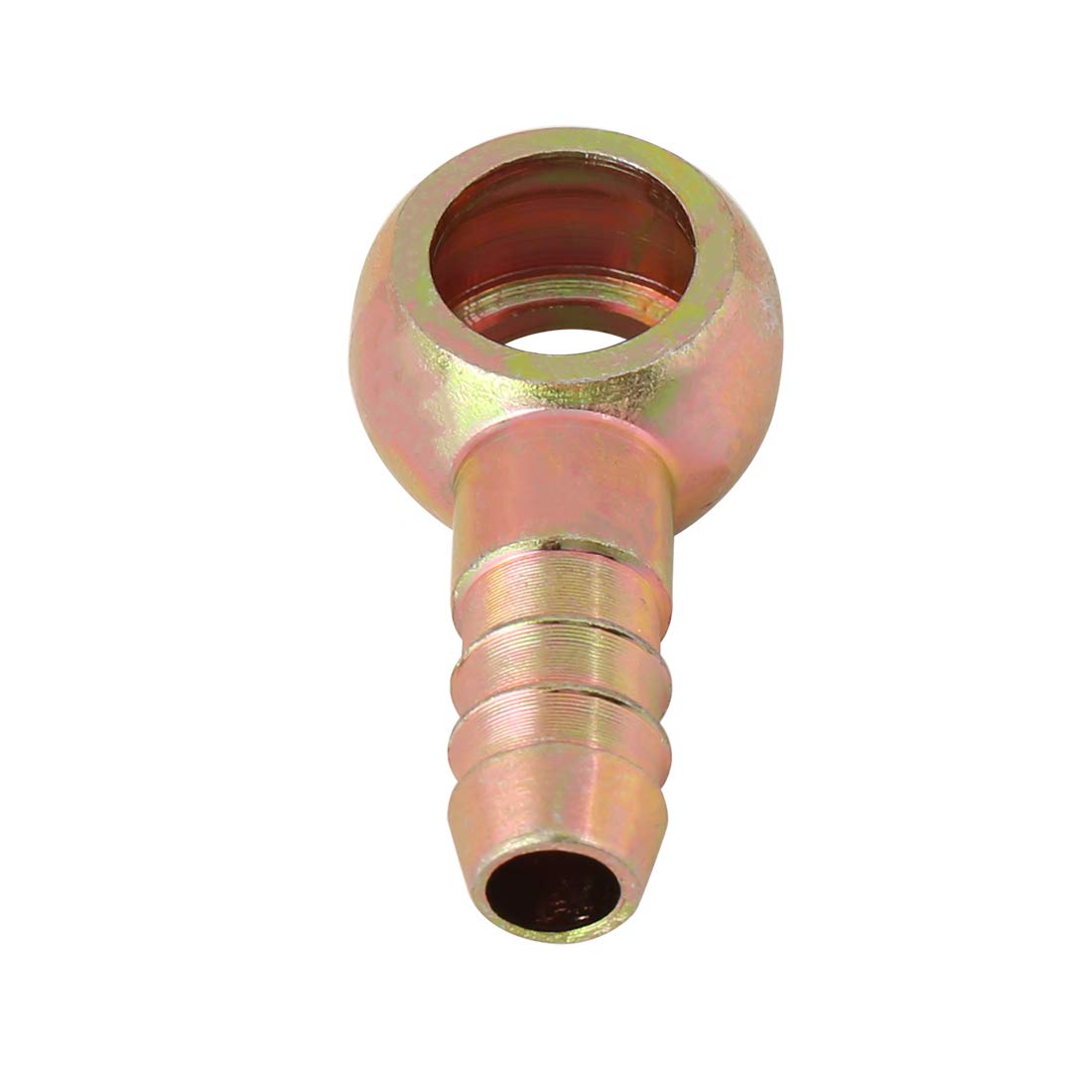 X AUTOHAUX 11.3mm ID Manguera Púa 14mm Banjo Montaje Combustible Adaptador para Coche 5uds