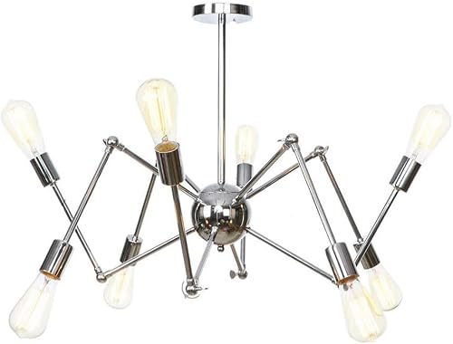 HYJAUSXB Indoor Led Ceiling Pendant, E26 Gold Chandelier Modern Pendant Light Lighting V-intage Fixtures,Foyer