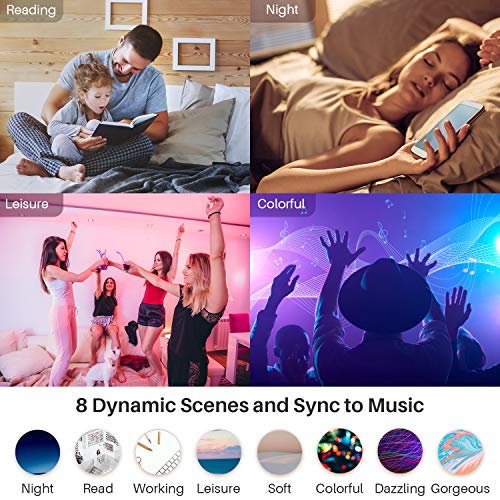 Led Smart Recessed Lighting 4 Inch Recessed Light Ic Rated Etl Certified, Peteme Canless Ceiling Light Rgbcw Color Changing Outdoor Soffit Downlight With J-Box Work With Alexa/Google, 10W 800Lm 6Pcs #TOP4