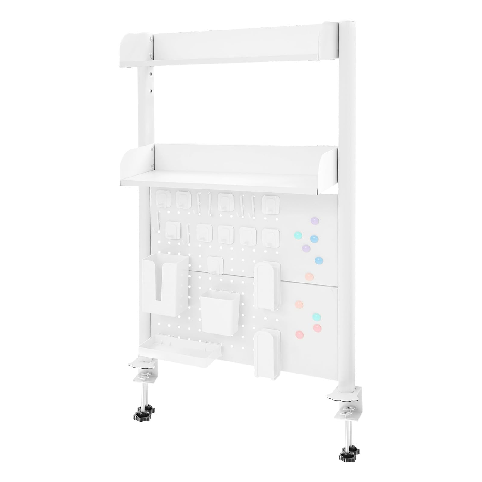 Regał stołowy, wielofunkcyjny organizer na biurko, organizer na biurko, regulowany stół, do gabinetu, sypialni, pokoju dziecięcego, 95 x 60 x 12,5 cm