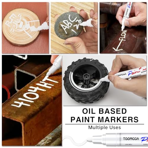 Toomgga 2 PACK Oil Based Paint Markers thumb #3