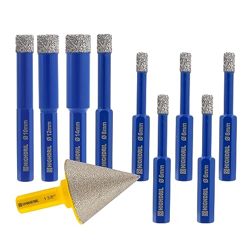 Set de brocas diamante HIGHDRIL 5/16" x 1" (8mm x 25mm) miniatura 6