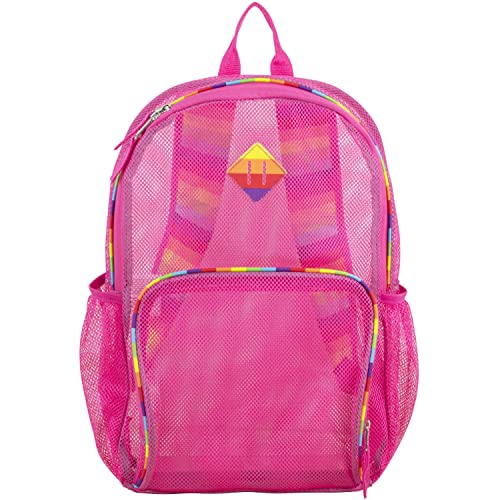 Eastsport Diamond Mesh Backpack - Pink2
