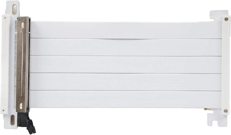 VBESTLIFE PCIe 4.0 X16 Riser kábel fehér, GPU bővítő 180° RTX 4090/4080/4070/RX7900