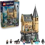 LEGO Harry Potter Château de Poudlard : Aile de l'hôpital jouet de construction pour filles et garçons - Ensemble de jeu de simulation pour enfants, à partir de 9 ans - Avec 7 figurines et figurine de Patronus loup - Idée cadeau pour anniversaires - 76463