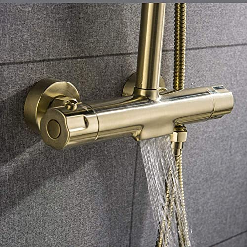 Pack douche murale pour rénovation avec grand pommeau et flexible - 6