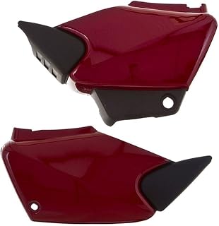 Tampa Lateral Compatível Com Titan 2000/2001/2004 E Fan 125 2006 Vermelho Ipiranga