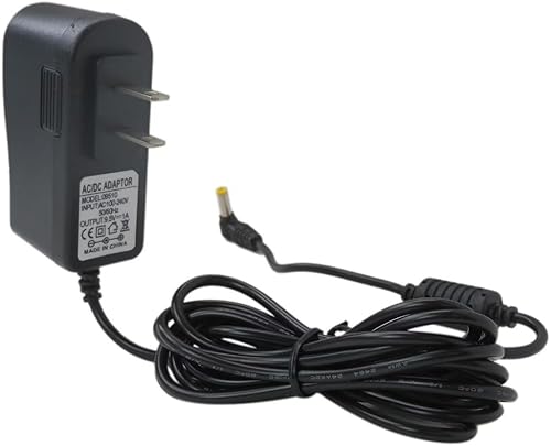 Adaptador CACC de 9.5 V para Casio ADE95100LU - Cargador de fuente de alimentación con certificación UL para teclado de piano Casio (cable de 8.4