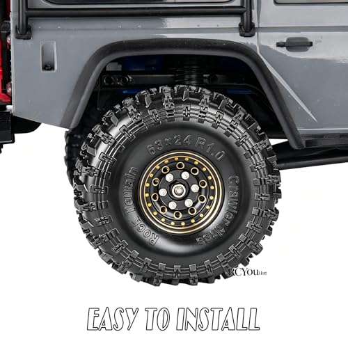 RCYouHott Brass Beadlock Wheels Tires