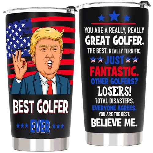 AREOK Golf Gifts for Men 20oz Stainless Steel Travel Tumbler
