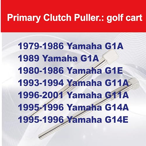 Image of Drive Clutch Puller Tool for Kawasaki Brute Force, KFX, Mule, Prairie, KVF360 Yamaha G1-G29 Golf Cart &E-Z GO 4 Cycle 1994 / UP E-Z GO (2 Cycle) 1971-1993 /(2 Cycle) Gas 1977 / 9G1 EPIGCP4