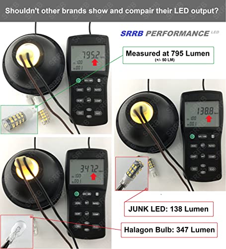 Srrb Performance 12 Volt Replacement 921 Wedge Led Bulb Dome Light Fixture For Rv Camper Trailer Motorhome 5Th Wheel And Marine Boat (4 Pack, Natural White) #TOP2