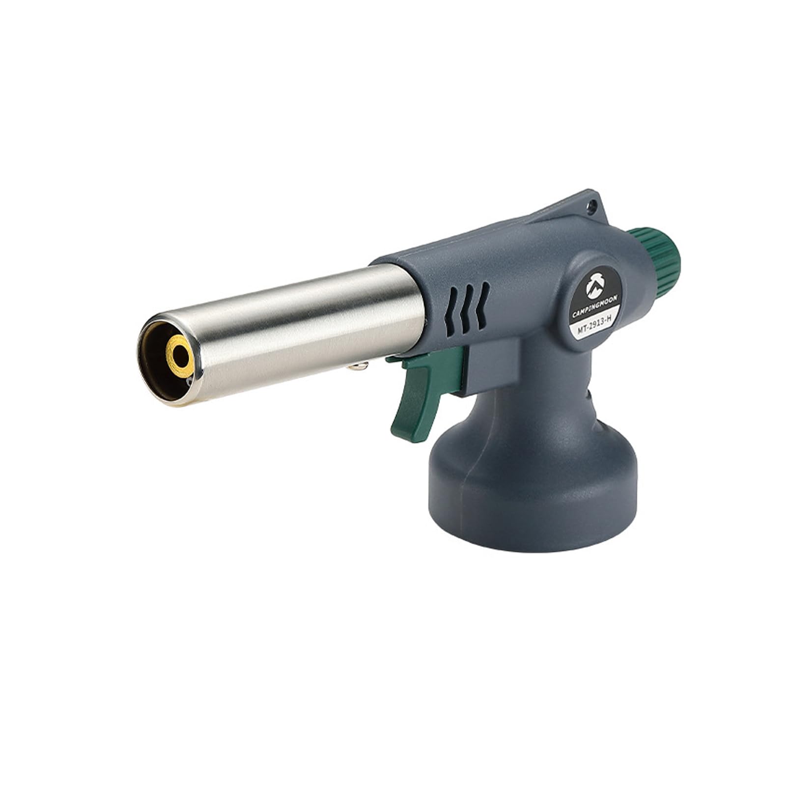 Campingmoon Butangasbrenner Küchenbrenner,Flambierbrenner,Creme Brulee Brenner Bunsenbrenner mit Einstellbare Flamme (Gray)