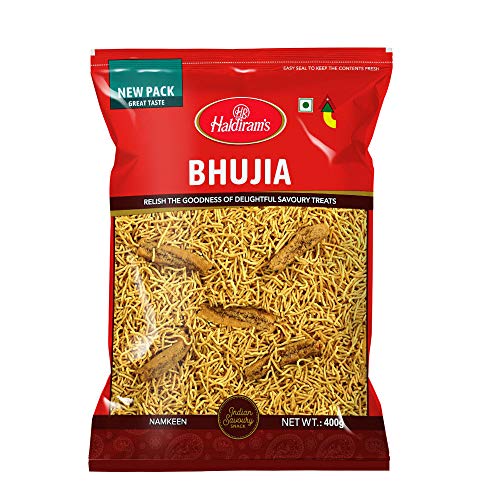 Haldiram’s Bhujia Masala | Crispy & Crunchy Traditional Namkeen | Mildly Spiced & Flavorful | Made with All Natural…