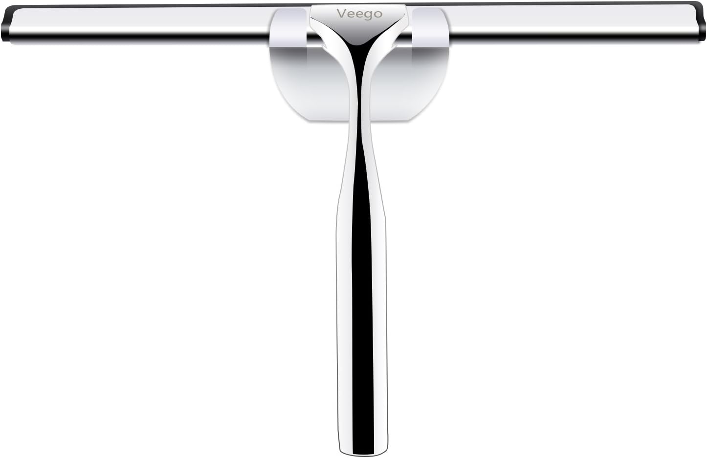Shower Window Squeegee, Stainless Steel Squeegee for Bathroom Mirror and Shower Door Wiper, Window Glass Cleaning