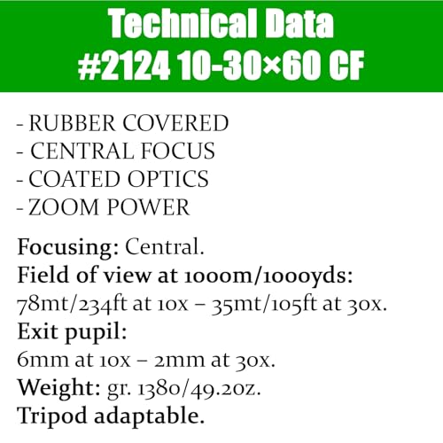 Binocular Konus Newzoom 10-30X60 con Lentes Recubiertos miniatura 4