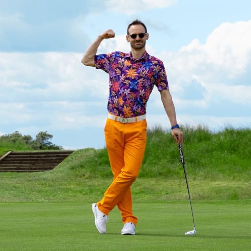 Image of Royal & Awesome Funny Golf Shirts for Men, Mens Golf Shirt, Crazy Golf Shirts for Men, Fun Golf Polos for Men, Mens Polo Golf