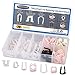 BUSY-CORNER 70 Pieces Fuel Line Retaining Clip, Fuel Line Retainer Clip Assortment Kit …