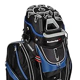 Founders Club Premium Cart Bag with 14 Way Organizer Divider Top (Blue Black)