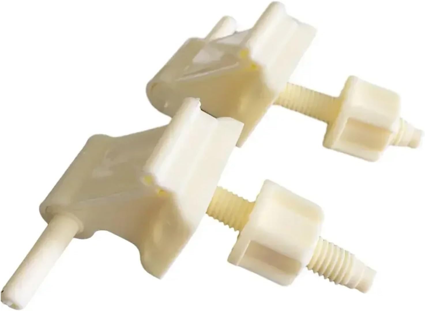 Toilet ，Compatible for S-Eat Rotary Damper Hydraulic Soft Close Hinge Replacement Kit Bathroom Accessories New(Milky White)