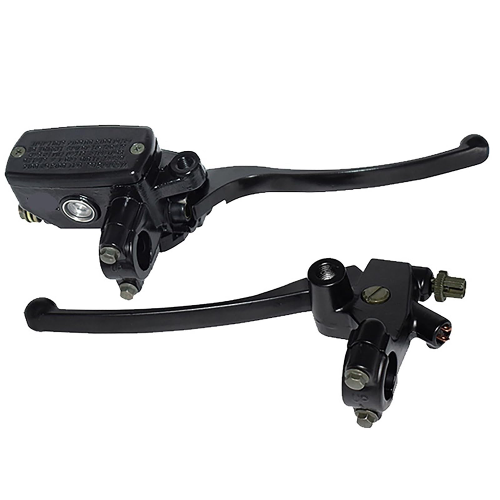Hsyduhae Pump And Clutch Motorbike Brake Levers Fit For Yamaha For Suzuki Universal 22Mm Front Brake Master Cylinder Motorbike Hydraulic Pump Lever Clutch(Pump And Clutch)