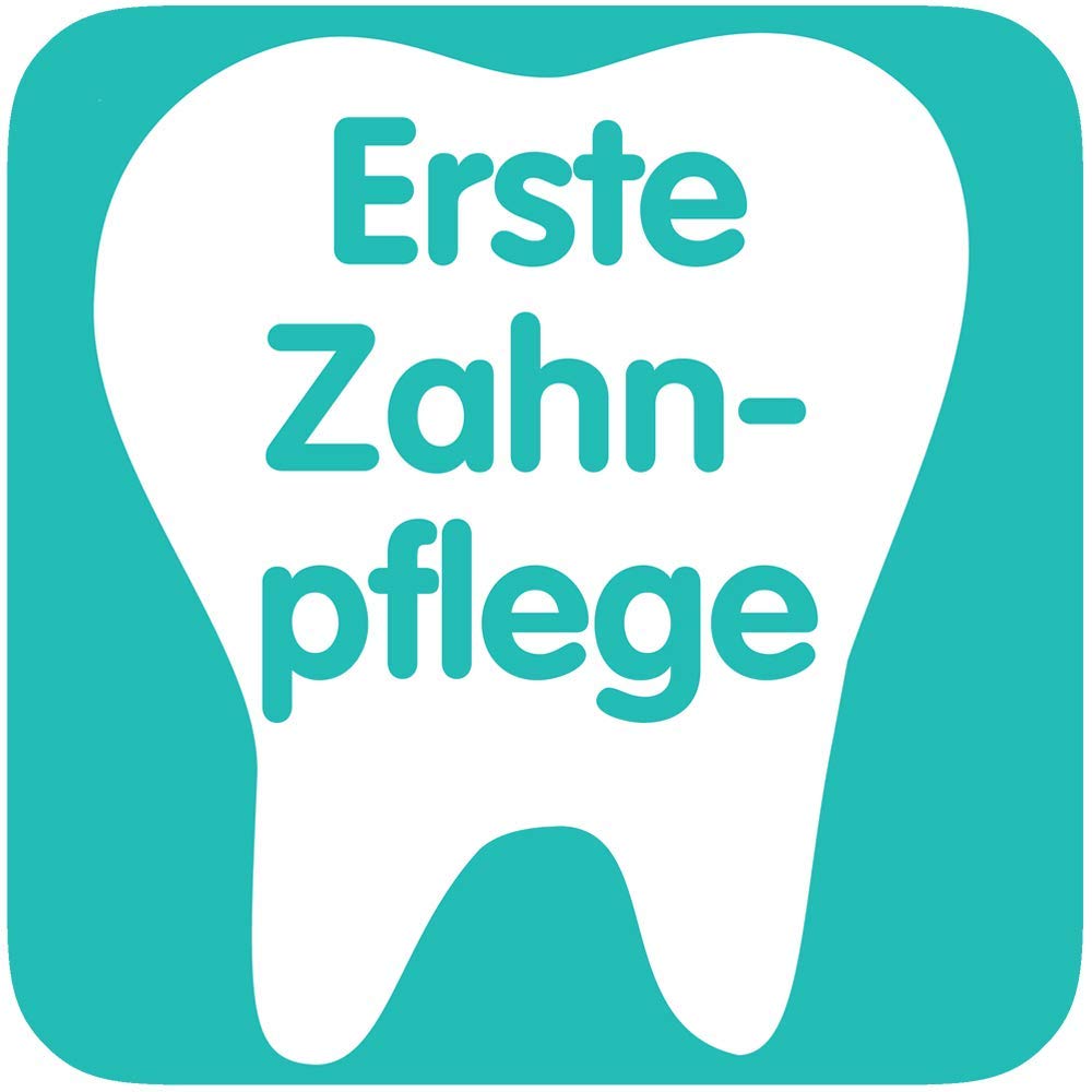 MAM Oral Care Rabbit dla niemowląt, pierwsza higiena jamy ustnej, delikatna pielęgnacja zębów z miękkiego materiału z mikrofibry, dzieci przyzwyczajają się do codziennego mycia jamy ustnej, od 0+ miesięcy, kolor niebieski
