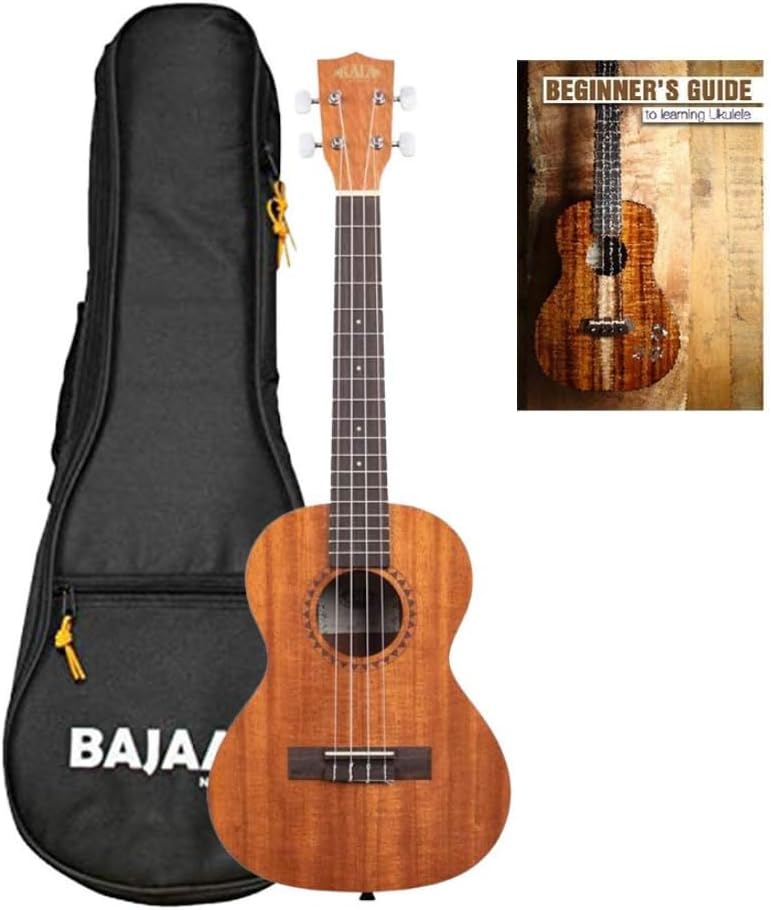 KA-15T Satin Mahogany Tenor Ukulele with Gig-Bag, Polishing Cloth & E-Book - Mahogany