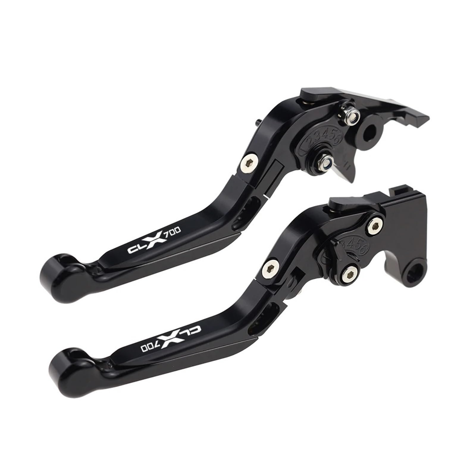 YXBSWBJD Aluminum Alloy Folding Brake Lever for CLX700 Motorcycle Folding Extendable Brake Clutch Levers(13)
