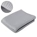 NOMACY Silver Gray Speaker Grill Cloth Stereo Mesh Fabric for Speaker Repair - 55 x 20 Inch (140 x 50 Centimeter)